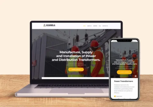 Humbela Engineering Website Design