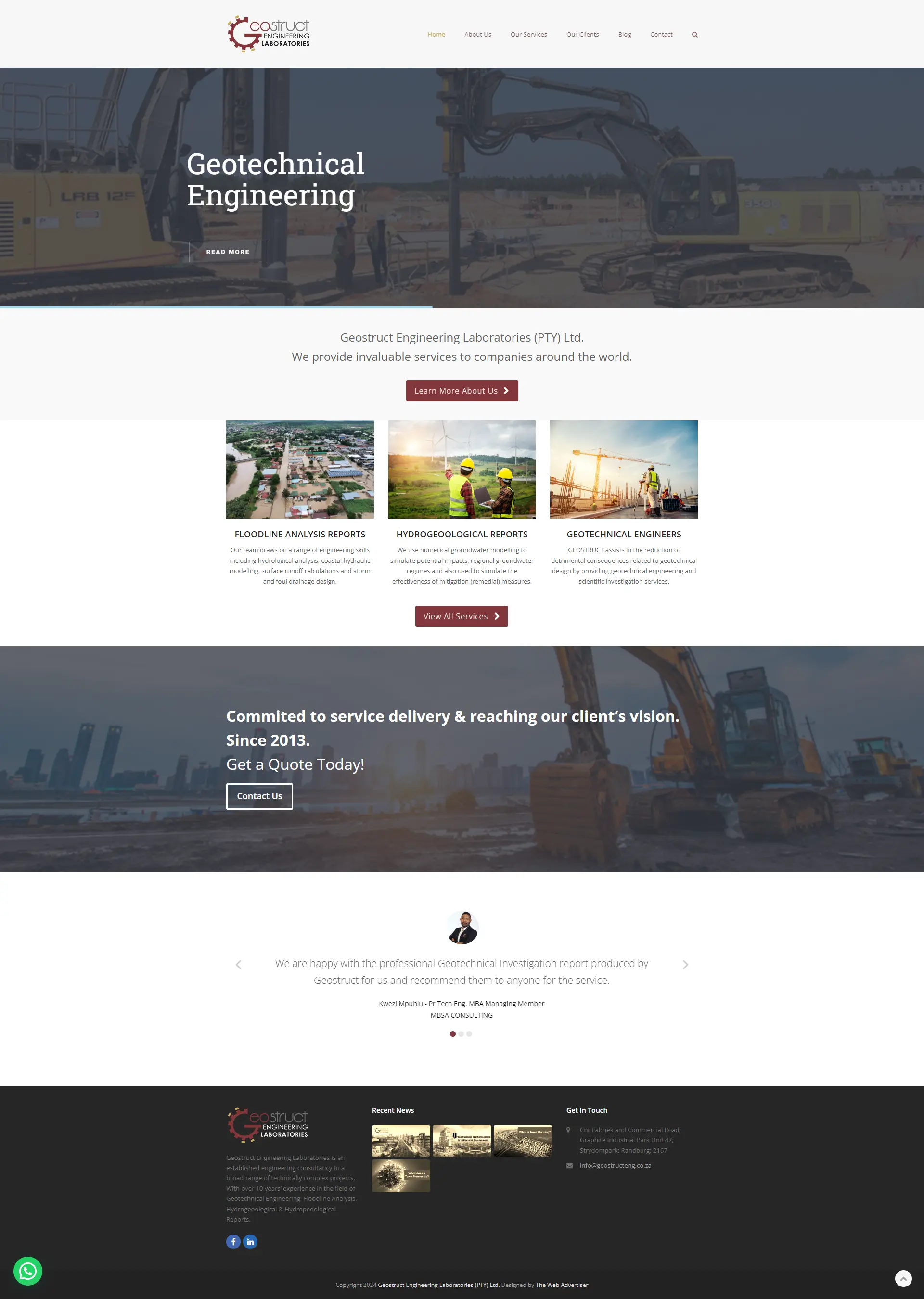 Geotechnical Engineering Website